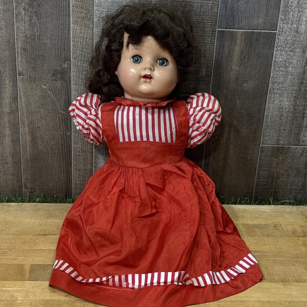Vintage 1940s Composition Doll Creepy Horror Prop Restoration Parts Limb Missing